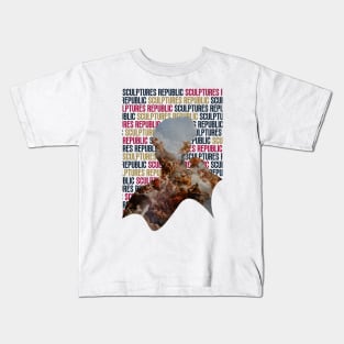 David sculpture graphic design Kids T-Shirt